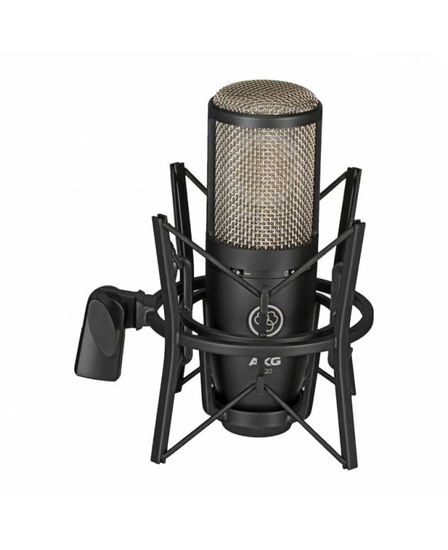 AKG P220 Large Diaphragm Studio Condenser Microphone with Shock